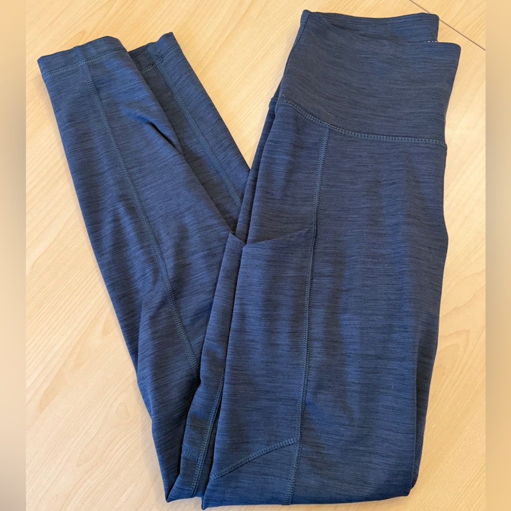 American Eagle Outfitters Black Curvy Leggings with Side Pocket
